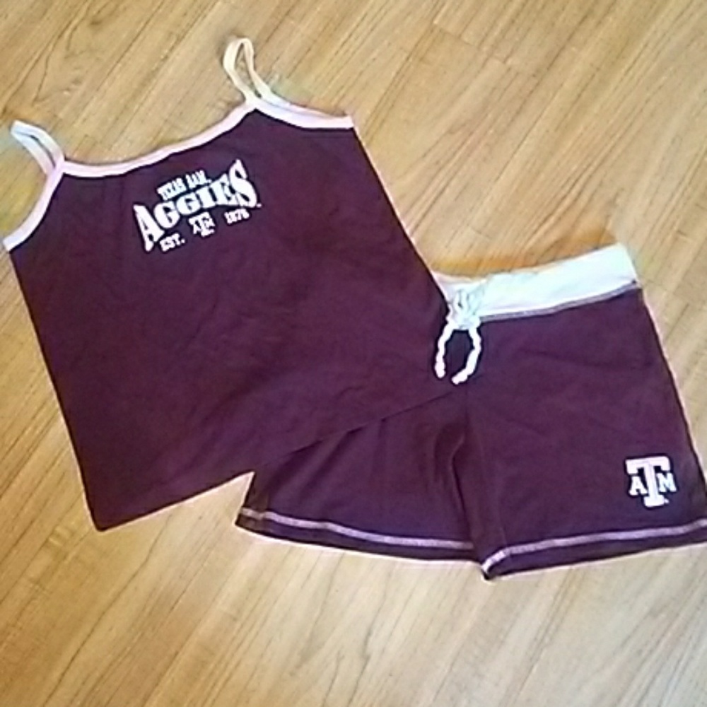 Texas Aggies Tank and Shorts set